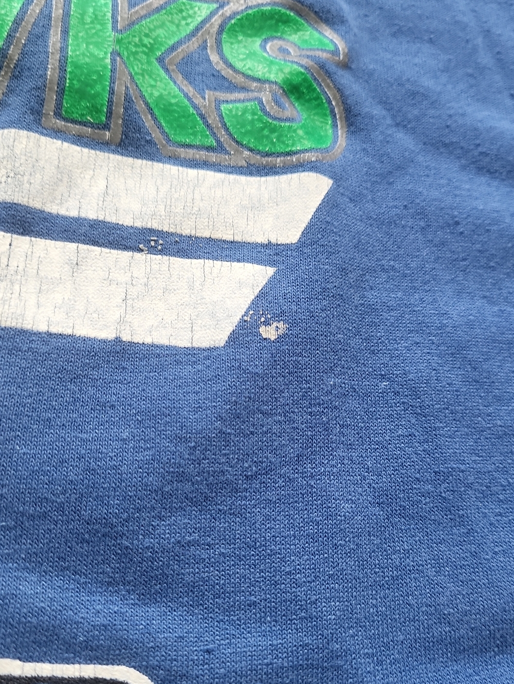 Vintage Seattle Seahawks Vintage AFC Champs Graphic Tee 1988 Size XL - Picture 4 of 8